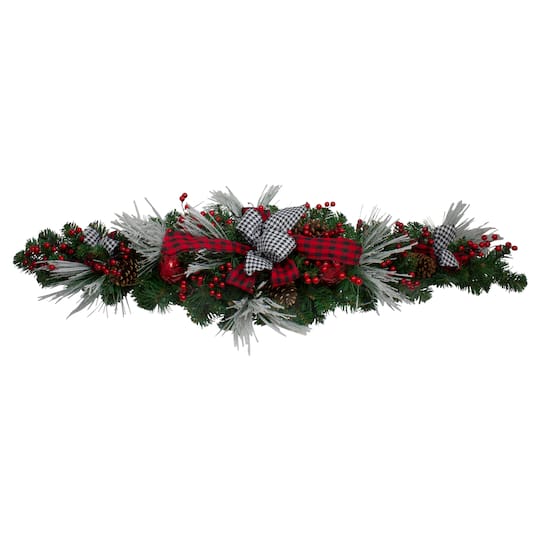52&#x22; Christmas Decorated Berry &#x26; Pine Artificial Swag